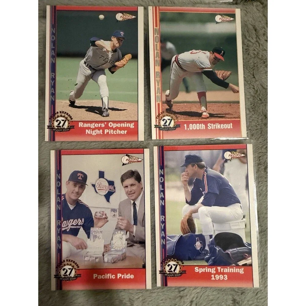 1991 Pacific Nolan Ryan Texas Express - Ryan #27 Collectors Bulk Lot Of (18)